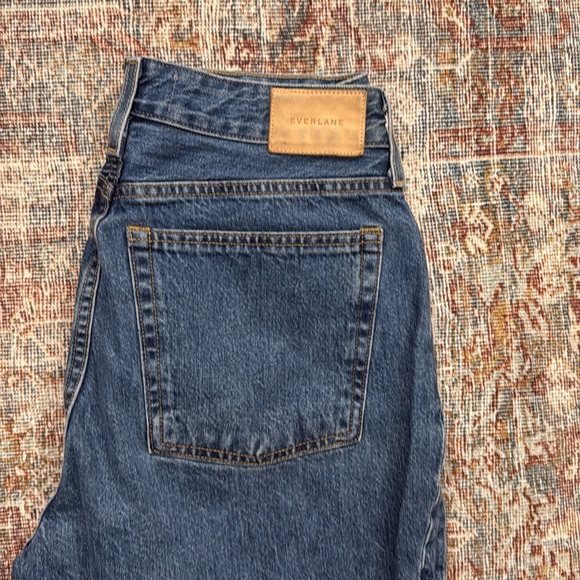 Everlane Curvy 90’s Cheeky Straight Jean - Deep Atlantic - Picture 7 of 8